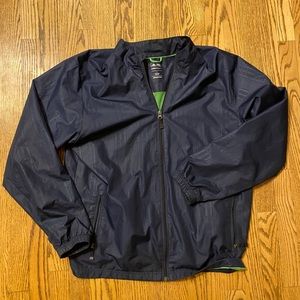 Adidas golf navy raincoat